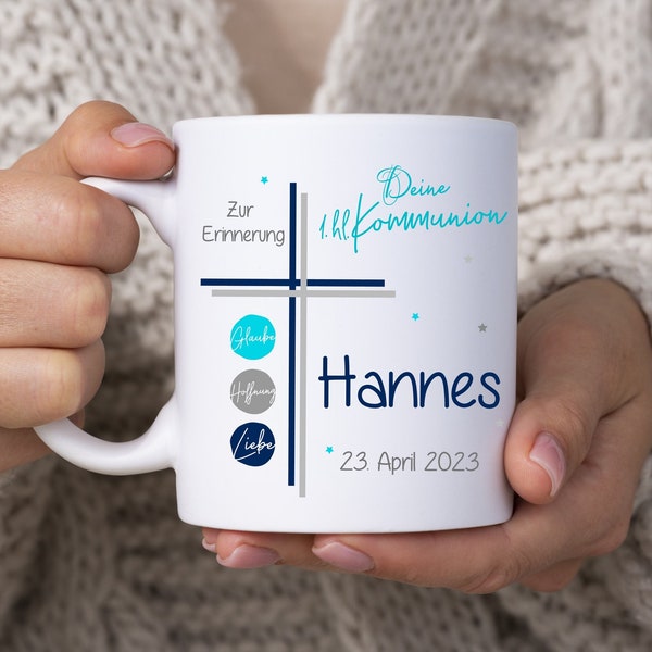 Tasse zur Kommunion Geschenk