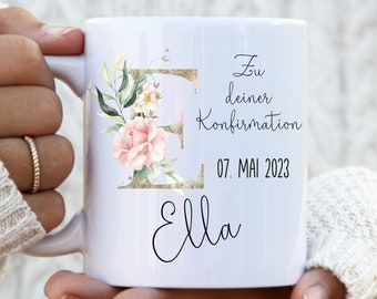 Konfirmation Geschenk Tasse personalisiert