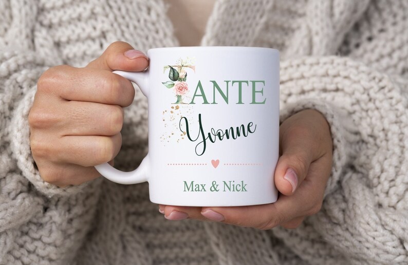 Geschenk Uroma Tasse Kaffeetasse mit Namen personalisiert Ur-Oma Tante