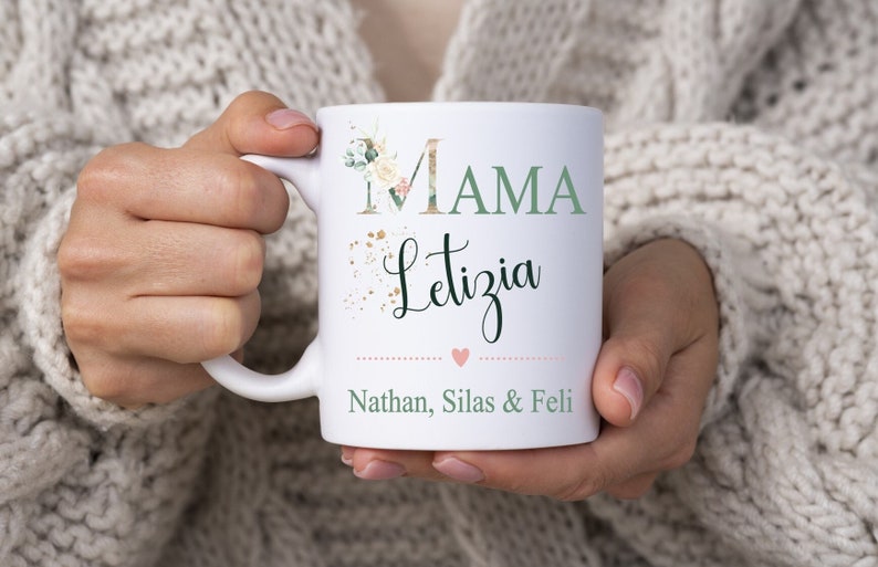 Geschenk Uroma Tasse Kaffeetasse mit Namen personalisiert Ur-Oma Mama