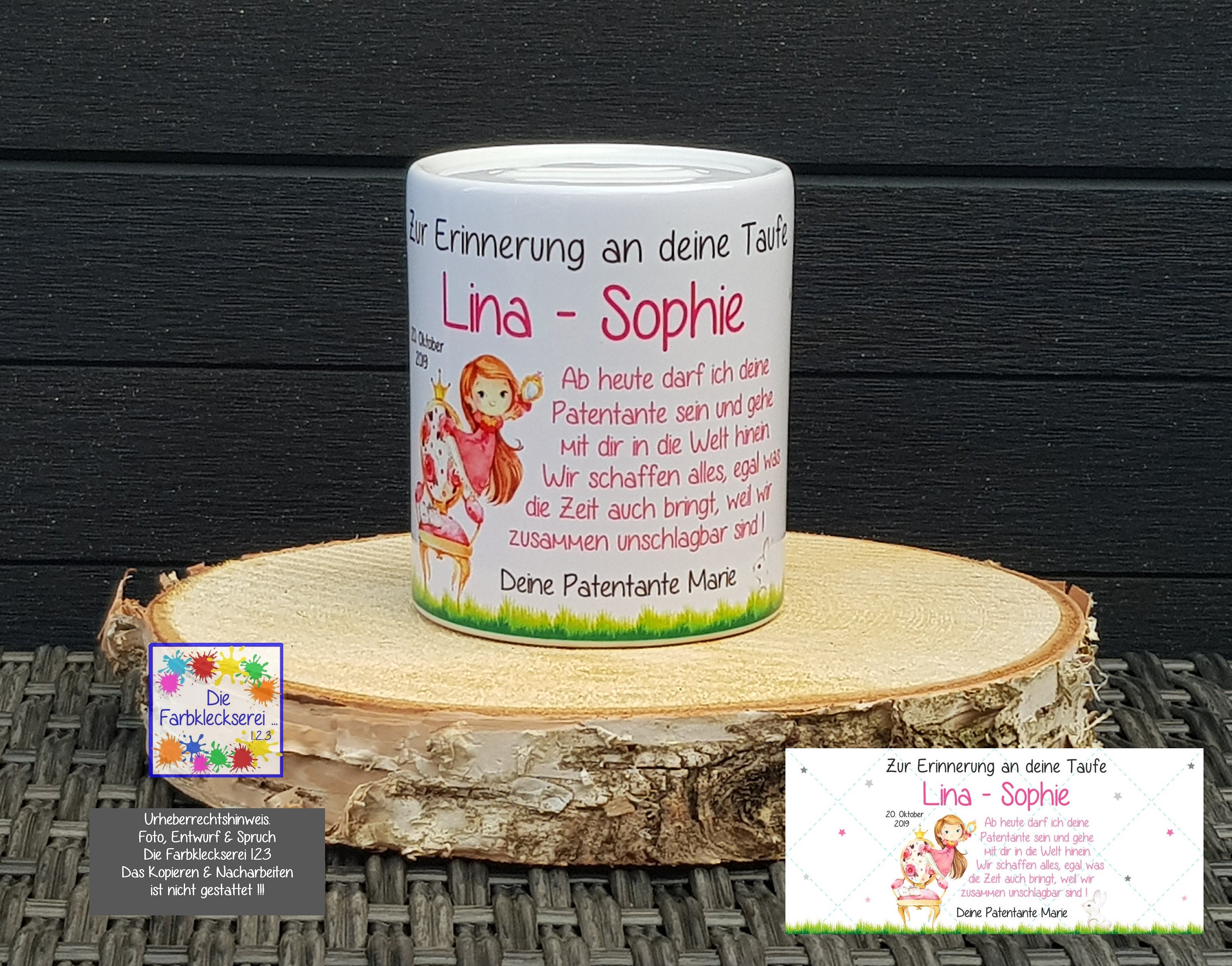 Taufbrief Patenkind Geschenk zur Taufe | Etsy