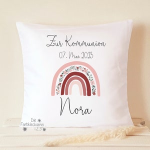 Geschenk zur Konfirmation Kissen personalisiert Monogramm Bild 8