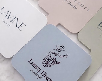 Personalized Handheld Mirror with Custom Logo – Custom Salon Mirror for Makeup Artists, Lash Technicians, Hair Stylists & Beauty
