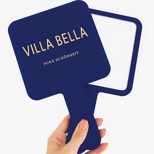 Miroir à main personnalisé avec logo personnalisé - Miroir de salon personnalisé pour maquilleurs, prothésistes, coiffeurs et coiffeurs image 9