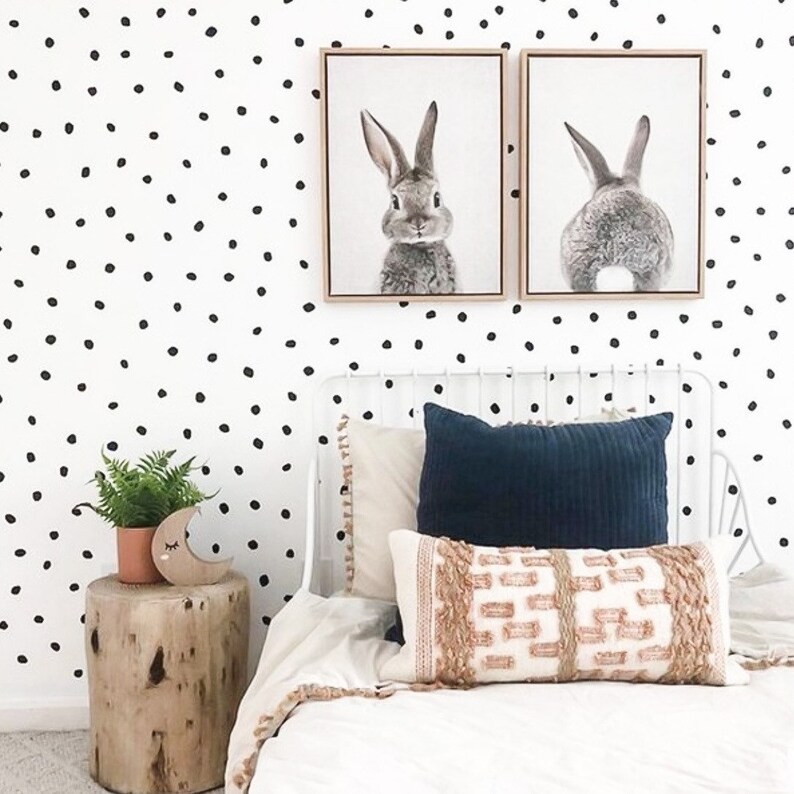 Irregular Dot Shapes Wall Decals Peel and Stick Wall Stickers image 0
