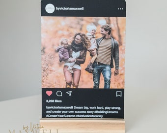 Mini Instagram Postbord Plaquette Cadeau