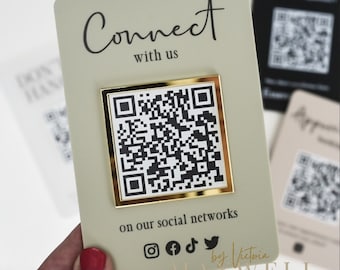 Mini QR-displaybord