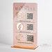 Triple Icon and QR Code Instagram Business Social Media Sign | Salon Sign | Beauty Sign | Hairdressers Beautician Sign Marketing Sign 