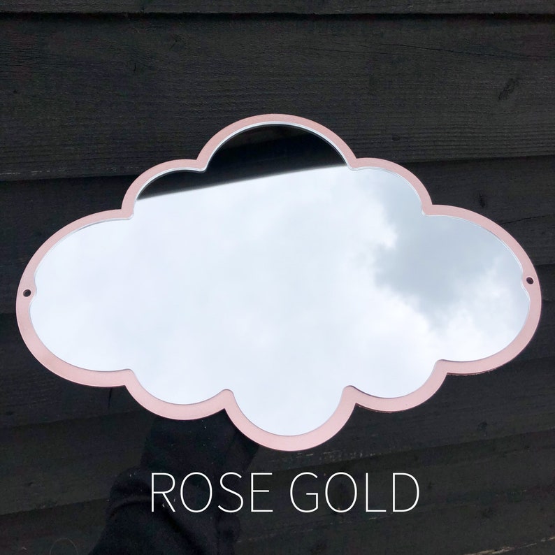 Cloud Mirror Babys Nursery Decor Childrens Bedroom Decor Etsy