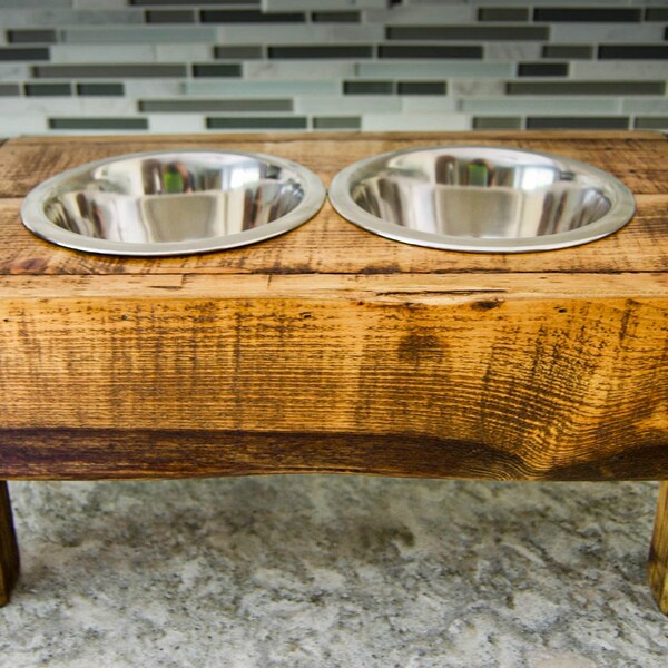 Rustic Dog Feeder Photo Inspiration