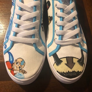 Avatar: The Last Airbender - painted shoes
