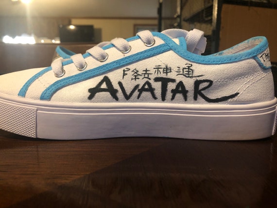 Avatar: the Last Airbender Painted Shoes - Etsy