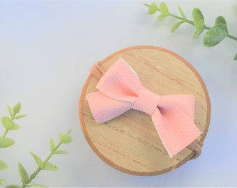 faux leather bow, vegan leather headband, baby headband, leather hair bow, hair bow, faux leather, girl bows, dainty bow, cute, baby style