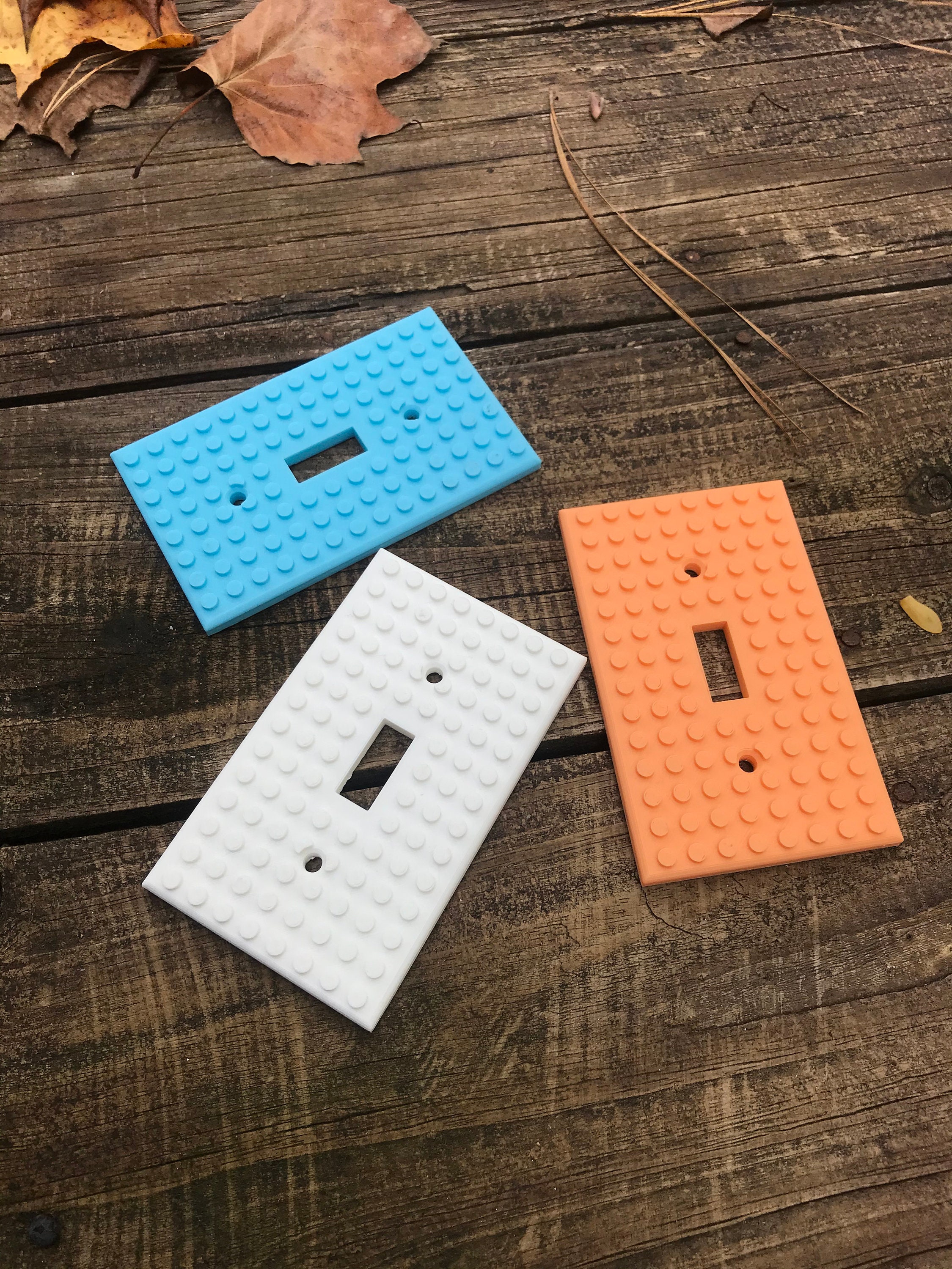 Lego Light Switch Cover 3D printed Great Quality White Etsy