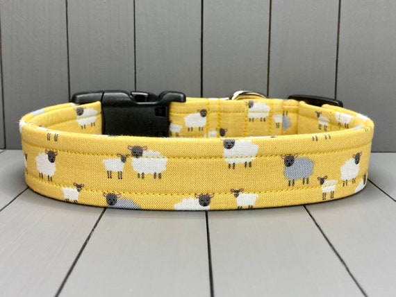 Handmade fabric dog collars hotsell