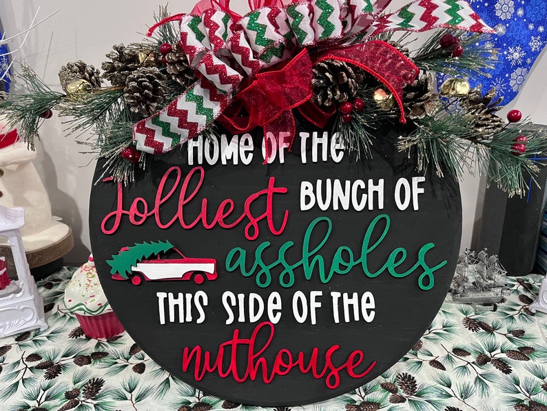 Christmas Vacation Quote SVG PNG, Jolliest Bunch of Assholes (digital ...