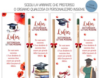 Plantable Pencil Graduation Bookmark / Placeholder, Pencil, Pen