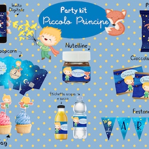 Party kit piccolo principe bomboniere confetti compleanno