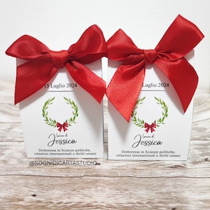 Scatolina laurea confetti personalizzabile (chiusa ai lati)