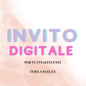 Digital Invitation graduation - Invito digitale per tutti gli eventi , compleanno , battesimo , cresima , matrimonio