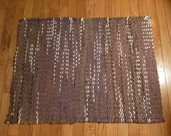 Twined Rug 32"x24" Chenille & Cotton