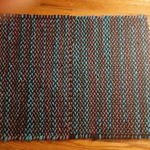 Twined Rag Rugs - Etsy