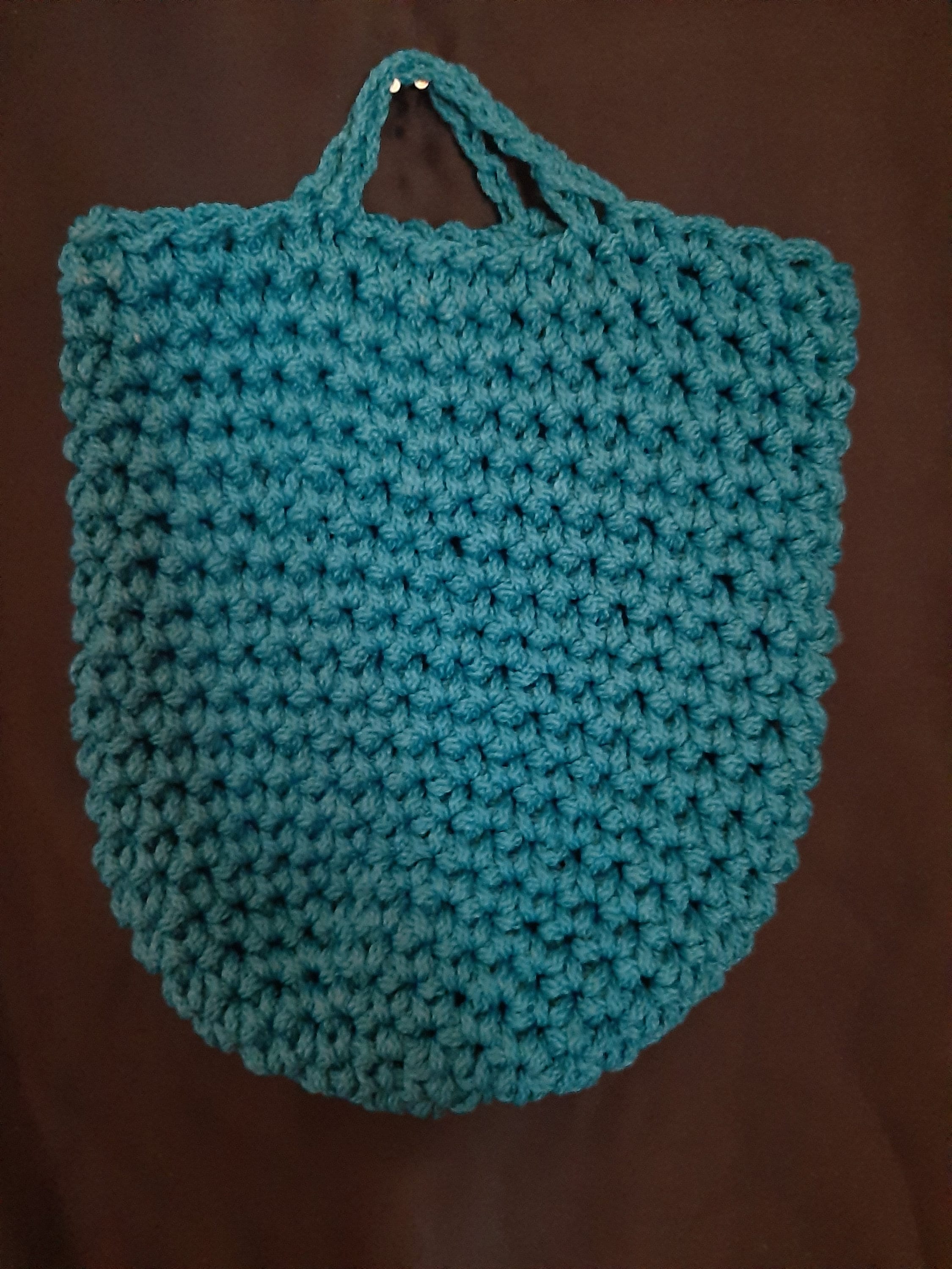 Mini Cotton Crochet Handbag - Cord