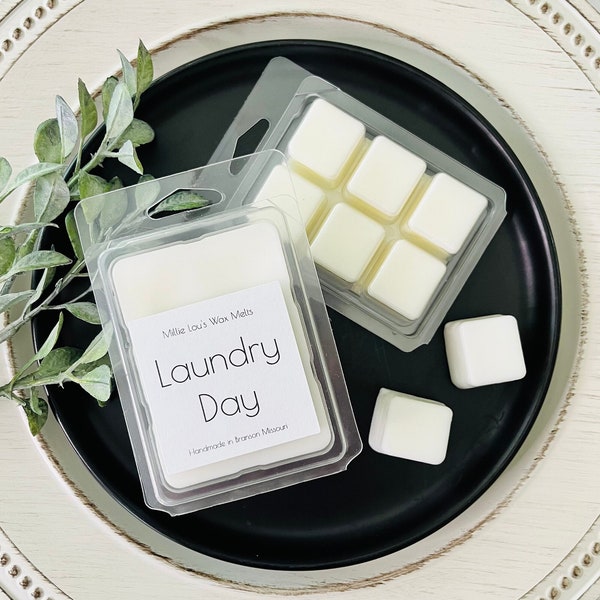 Laundry Day Wax Melts, Strong Scented Long Lasting, Laundry Scent