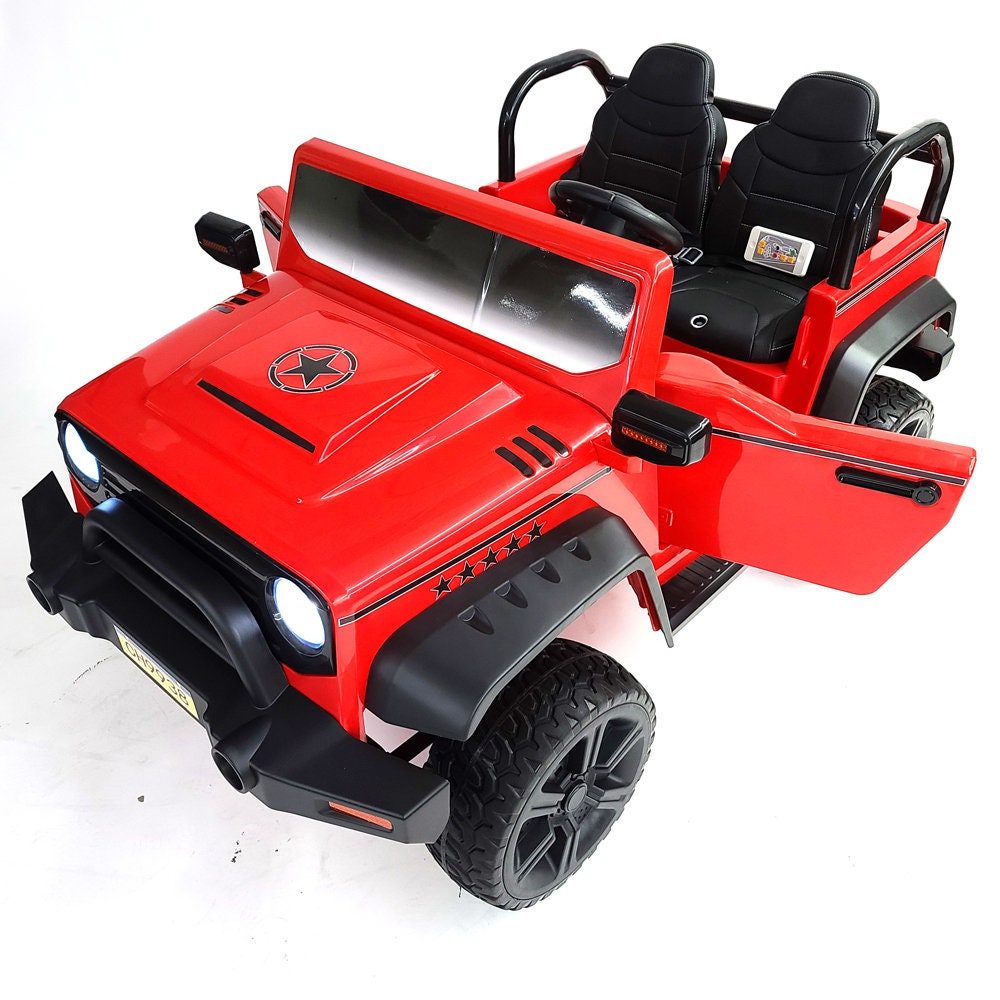 XXL EVA Rubber Wheels Kids Remote Control Ride On Car 2 Wide Etsy