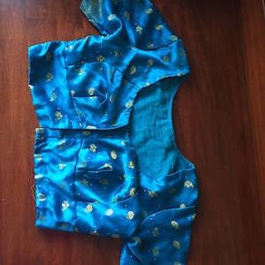 Indian Blue Crop Top