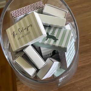 Bulk Matchboxes, Custom Wedding Favor, Custom Wedding Match boxes, Wedding Match Favors, Custom Engagement Matches, Champagne Tower Matchbox image 10