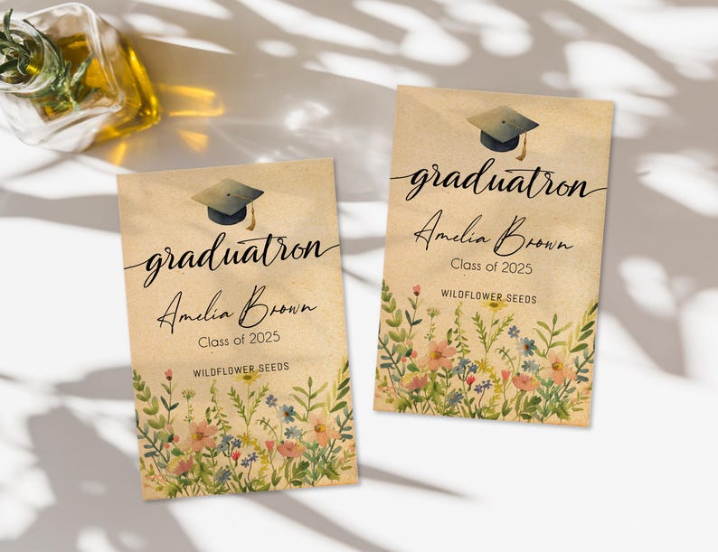 Grad Packet BULK Graduation Seed Packets/graduation Party Favors/grad Party Decor ...