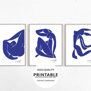 Set of 3 Prints, Matisse Print, Henri Matisse, Matisse Poster, Set Matisse Print, Living Room Print, Triptych Matisse, Download Print