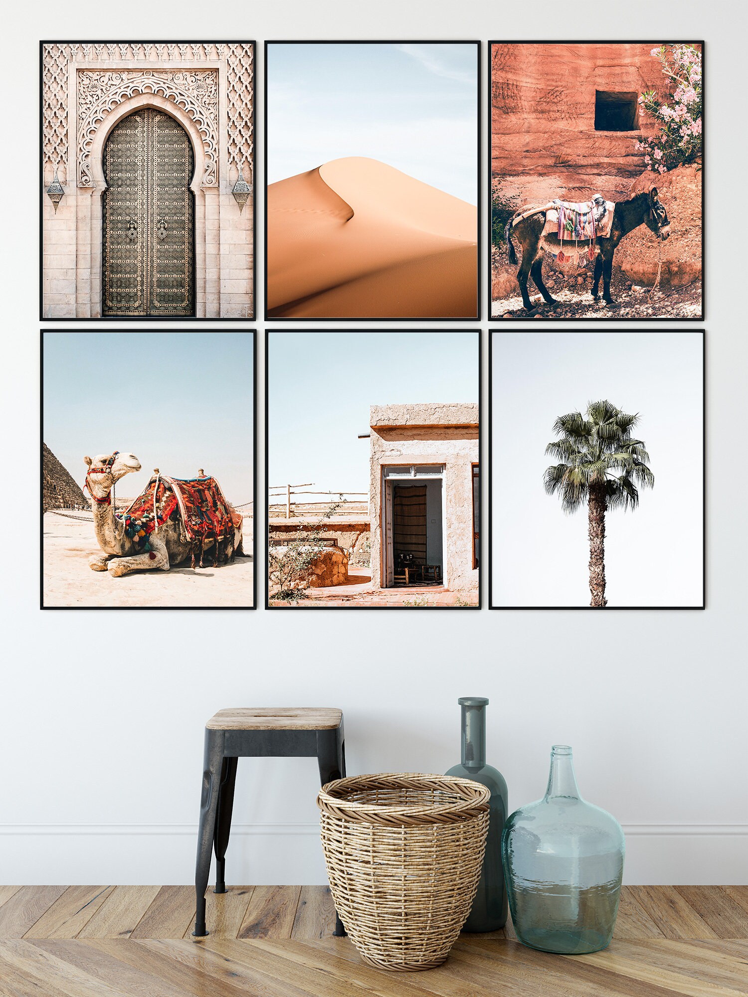 Set of 6 Prints Moroccan Decor Travel Print Marrakech | Etsy