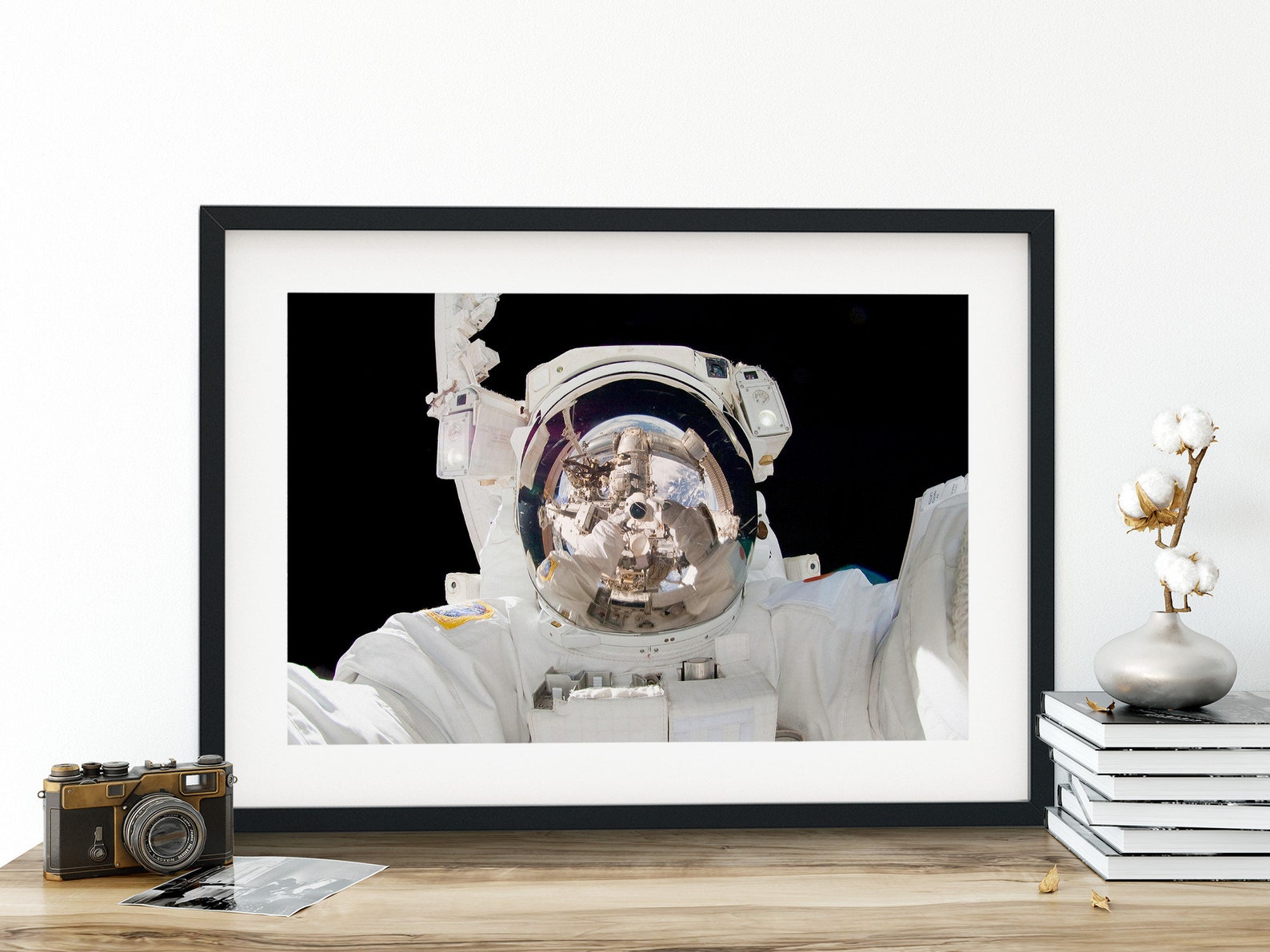 Astronaut Selfie Poster Astronaut Astronaut Wall Art | Etsy