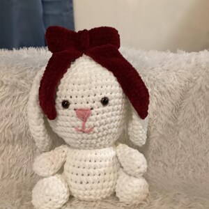 Coquette Bunny, Crochet Bunny, Plushies