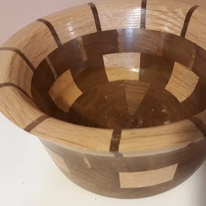 Segmented turned bowl