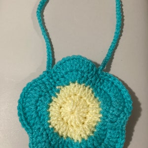 flower Bag Charm, Backpack Charm