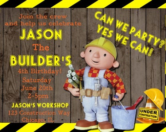 Bob Bouwer Verjaardag Etsy Bob De Bouwer Verjaardagskaart