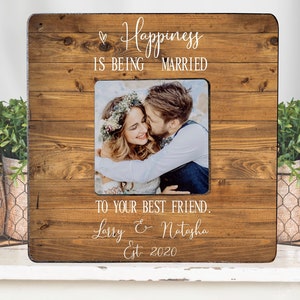 Wedding Gift- Wedding Personalized Frame- Engagement Frame- Wedding Frame- Personalized Engagement- Couples gift- Newlywed Gift