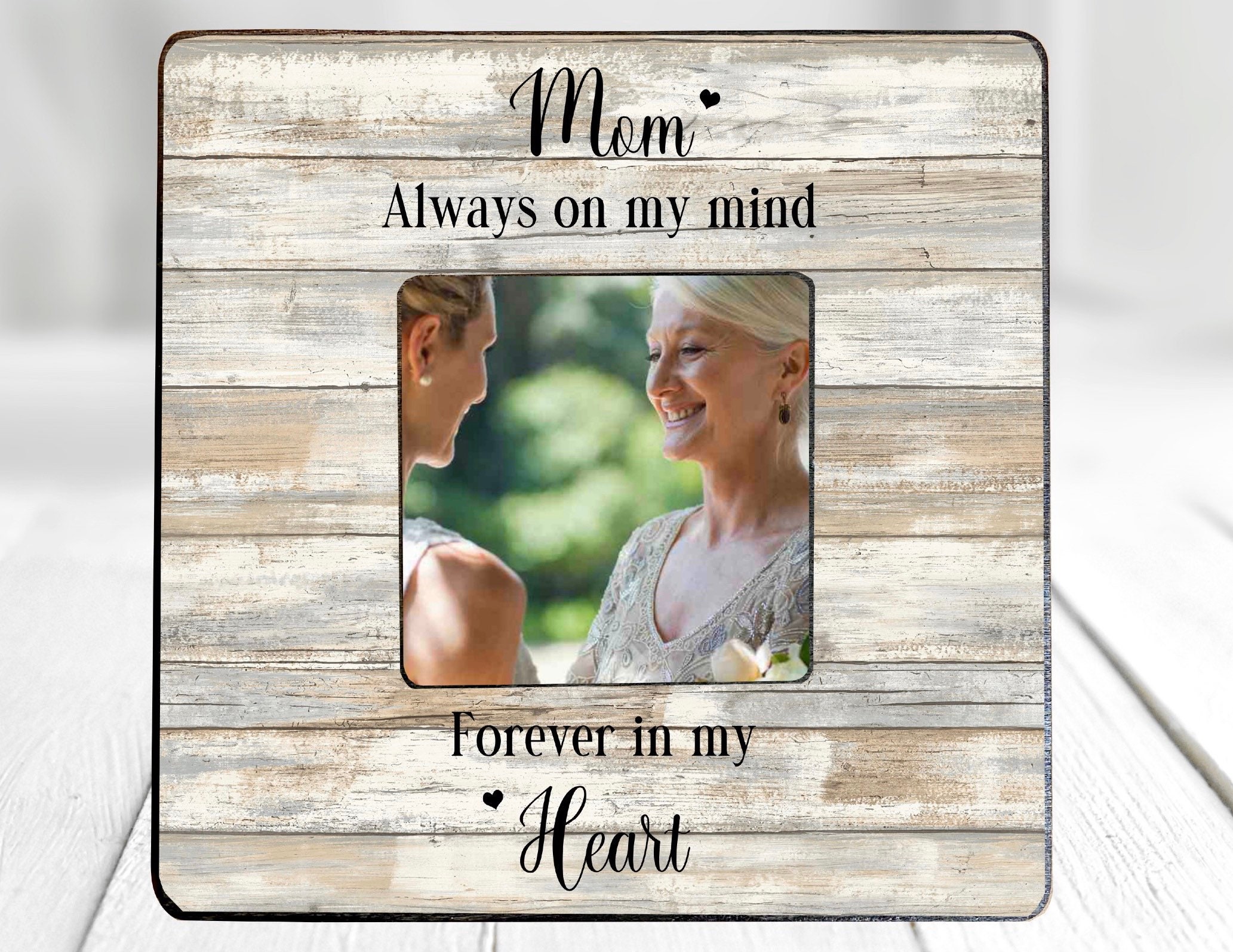 Mom Loss Remembrance Frame Grandma Frame Memorial Gift Etsy