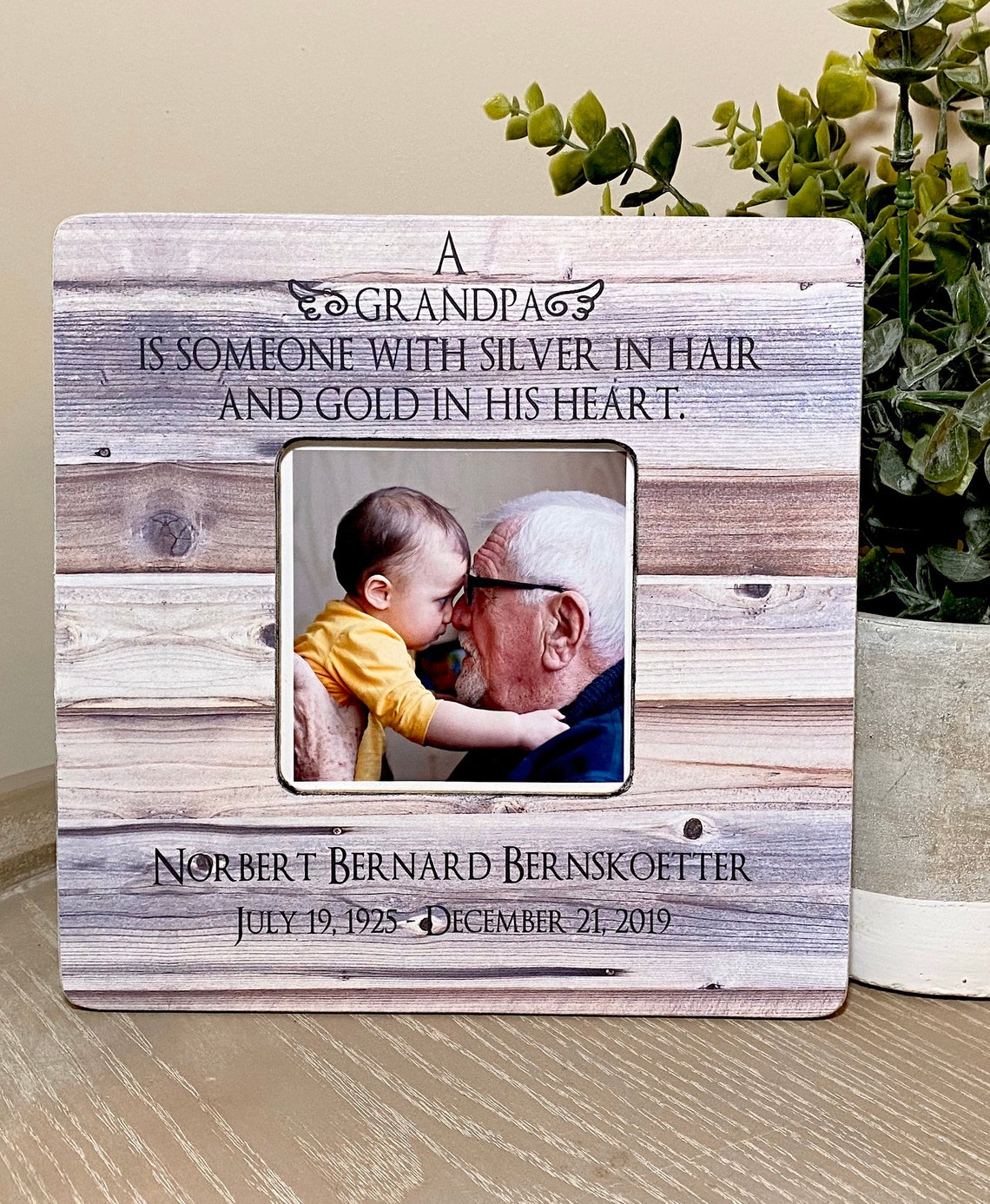 Grandpa Loss GrandpaLoss GiftRemembrance Frame Dad Frame Etsy