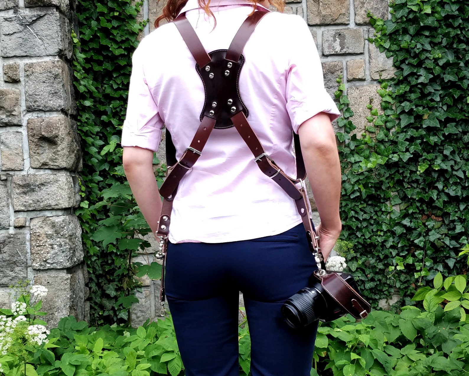 Photographer Harness Multi Strap Harness Dual Camera Etsy