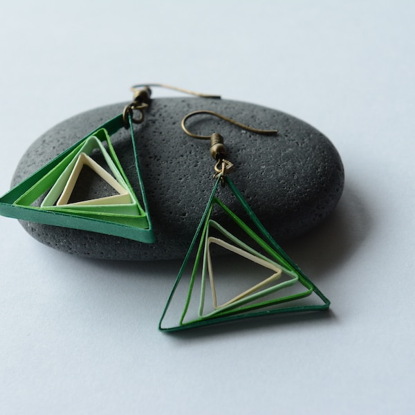 Paper Quilled Earrings Etsy