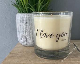 Religious Gifts, Religious Candles, Christian gifts, Inspiration, Custom Candle, Personalized Candle, Custom Décor, Candle with message