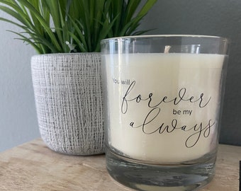 Custom Candle, candle with message, Personalized Candle, Personalized Gifts, Scented candle, Gift, Gifts for Her, Anniversary Gift, Candles