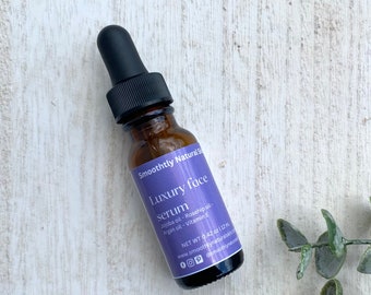 Organic Face Serum: Jojoba, Rosehip & Argan Oil - Vegan Skincare