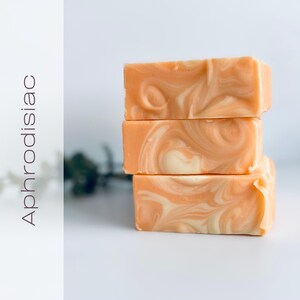 Organic Handmade Soap Bar, Luxurious Scented Soap, Artisan Soap Bar, Vegan Soap Bar, Natural Soap Bar, Jabón Artesanal, Aphrodisiac Soap Bar
