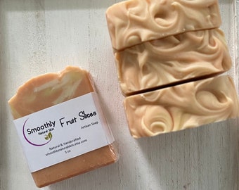 Fruit slices Soap, Natural Soap, Homemade Bar Soaps, Cold process soap, Bath and Beauty, Handmade Soap, Artisan Soap, Natural Gift