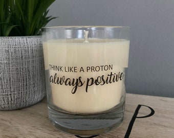 Custom Candle, Teacher gift, Personalized Candle, Science Teacher Gift, Gifts for Her, Chemistry Gift, Candles
